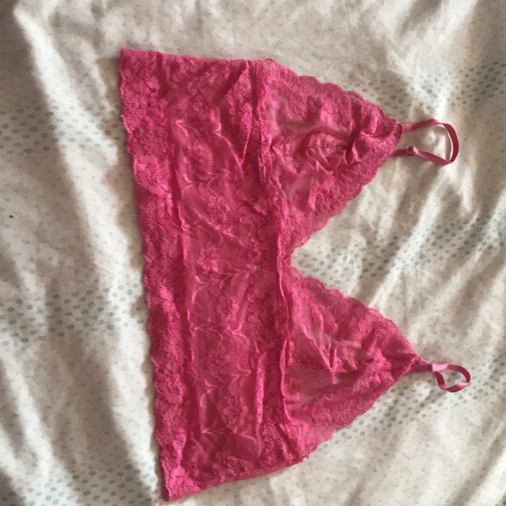 Pink victoria secret medium bralet like new